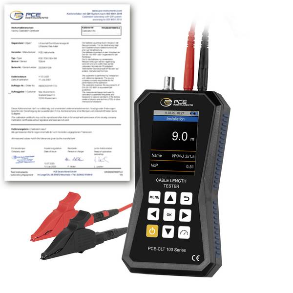 Kabelsøger   PCE-CLT 100-ICA  PCE Instruments  PCE-CLT 100-ICA  Kalibreret (ISO)