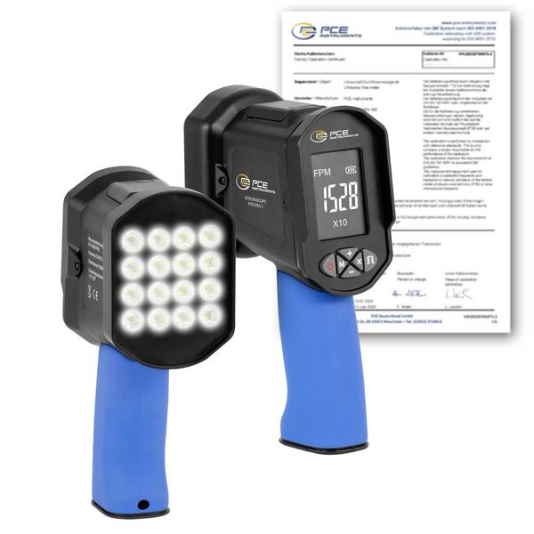 PCE Instruments PCE-DSX 5-ICA Stroboskop  Antal LEDer: 16 x