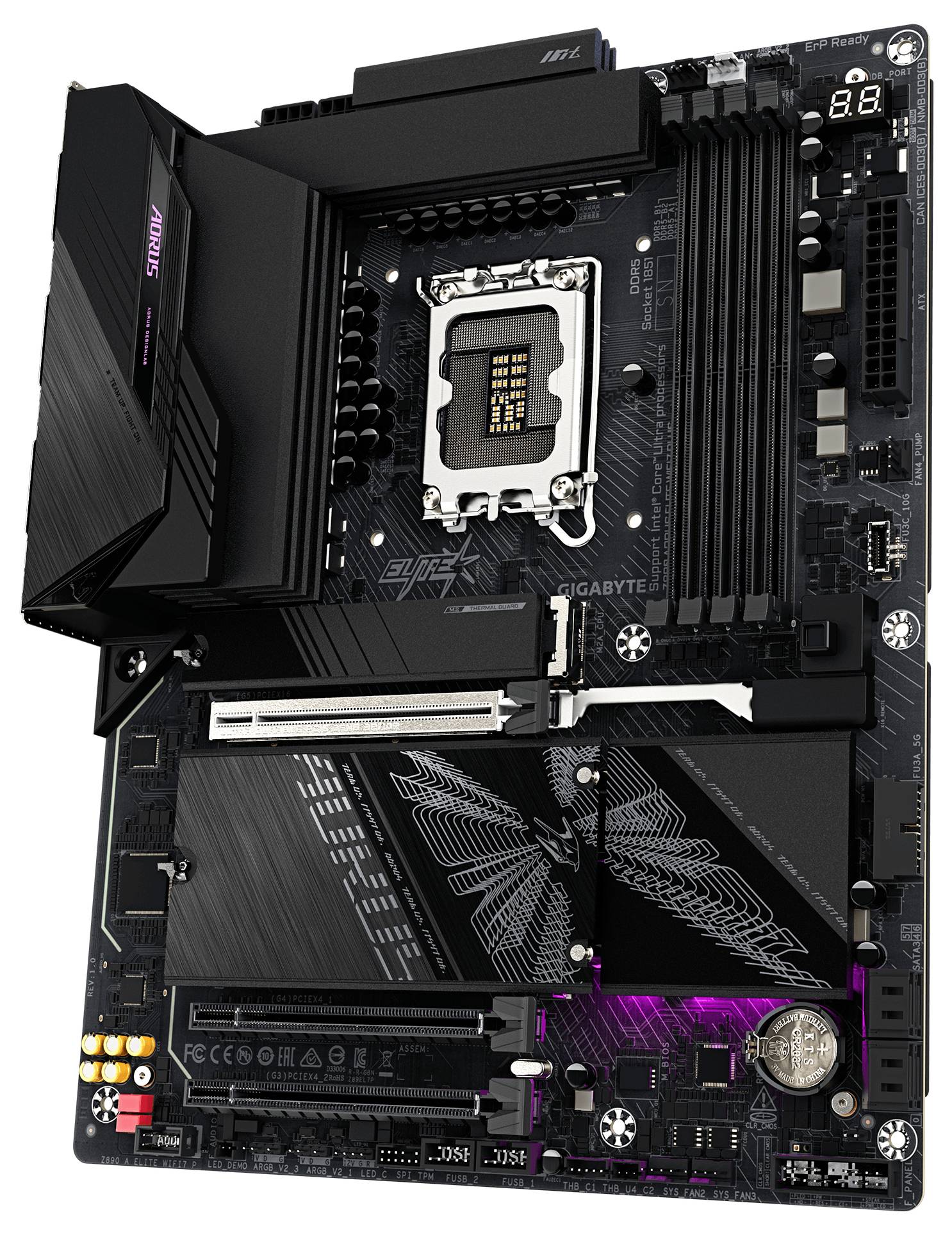 Gigabyte Z890 A ELITE WIFI7 P LGA1851 Bundkort Formfaktor ATX-3