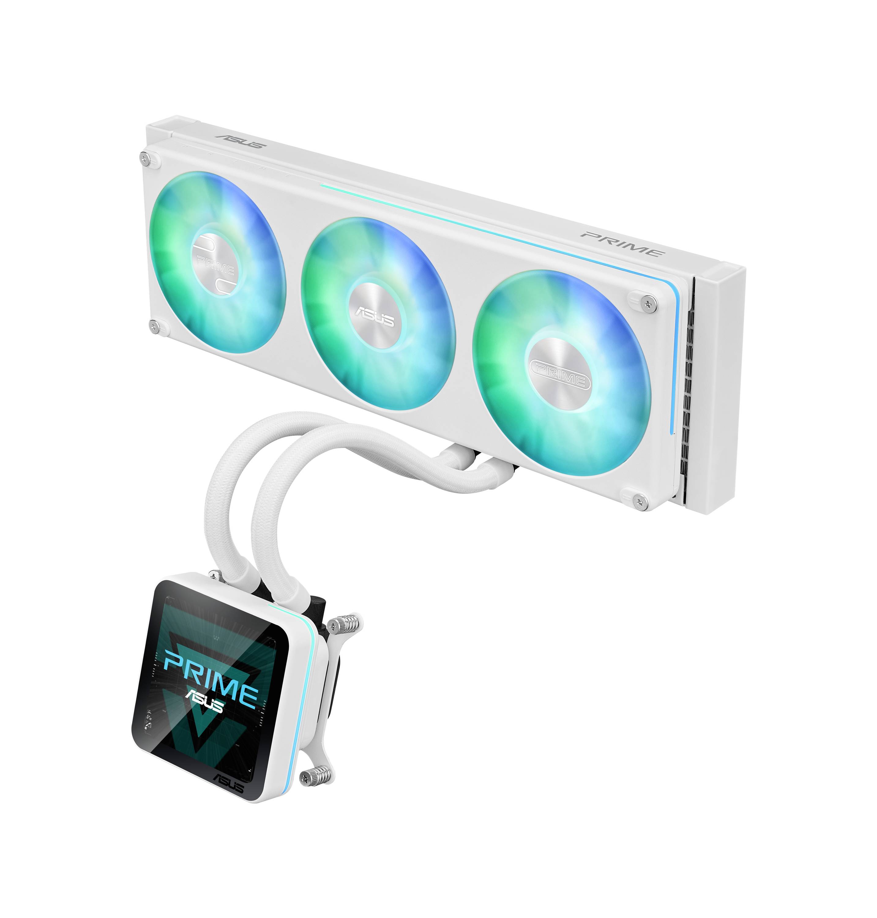 Asus PRIME SLC II 360 ARGB LCD WHT AiO C Computer-vandkøling-0