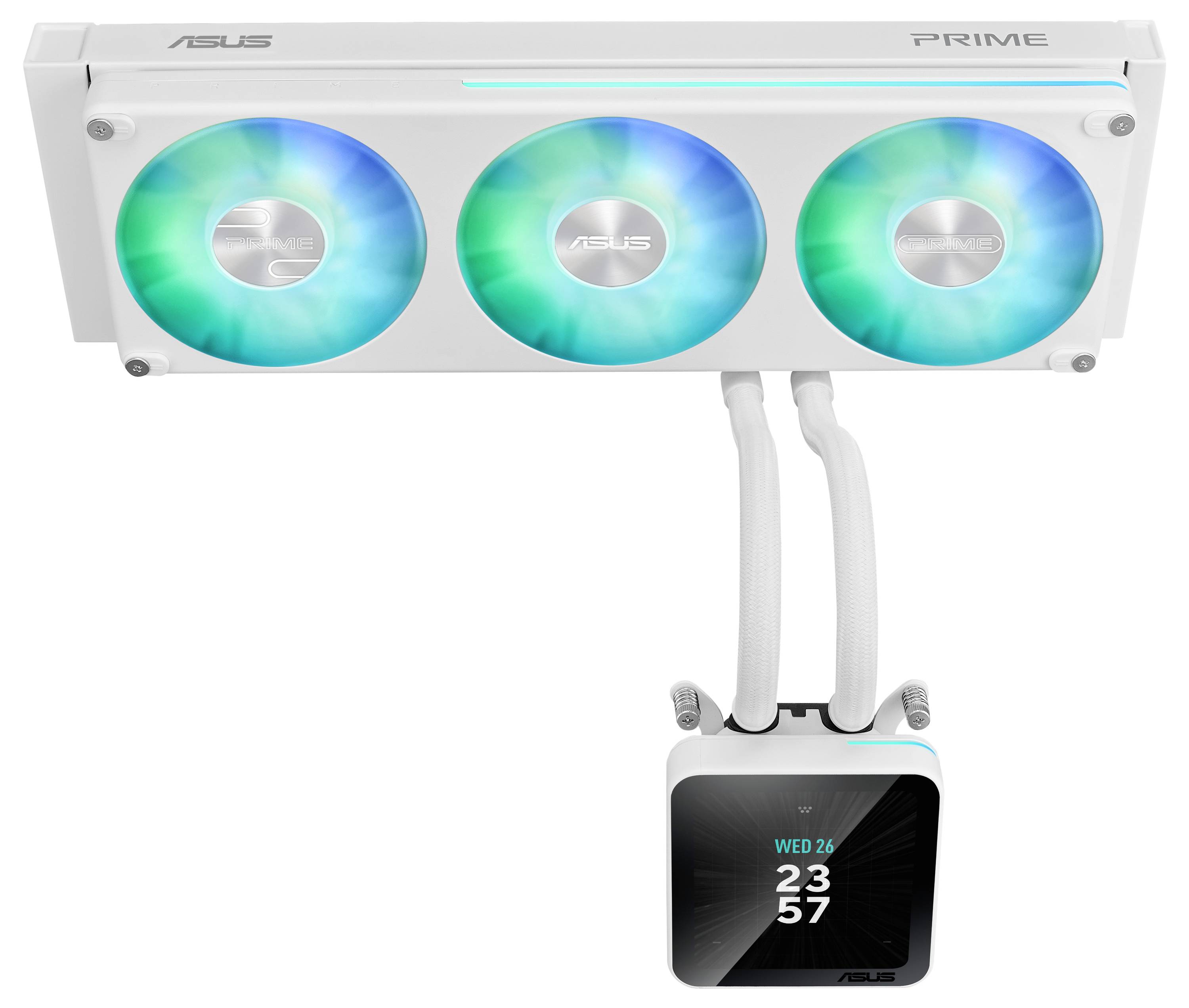 Asus PRIME SLC II 360 ARGB LCD WHT AiO C Computer-vandkøling-9