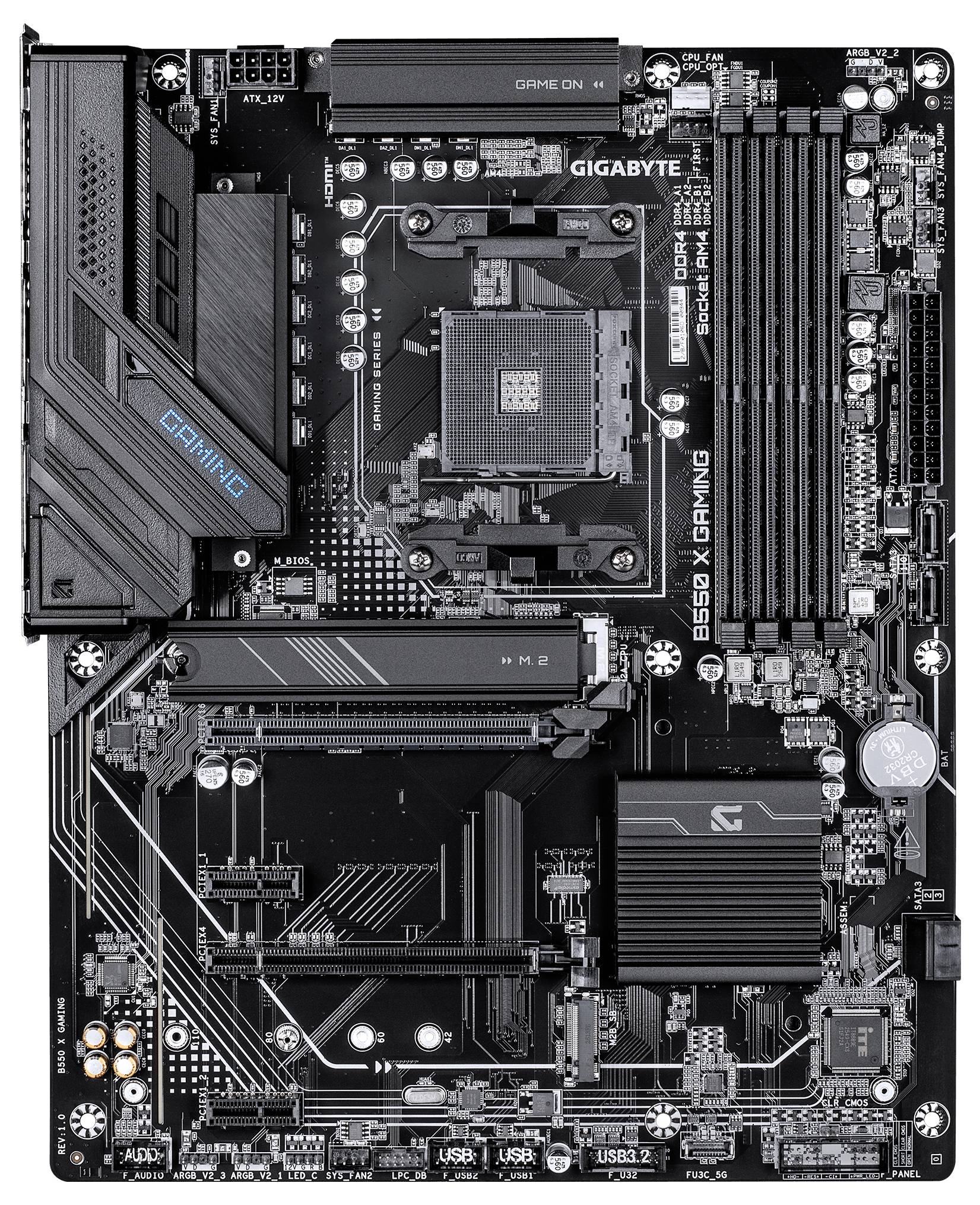 Gigabyte B550 X GAMING AM4 4xDDR4 HDMI Bundkort Formfaktor ATX-1