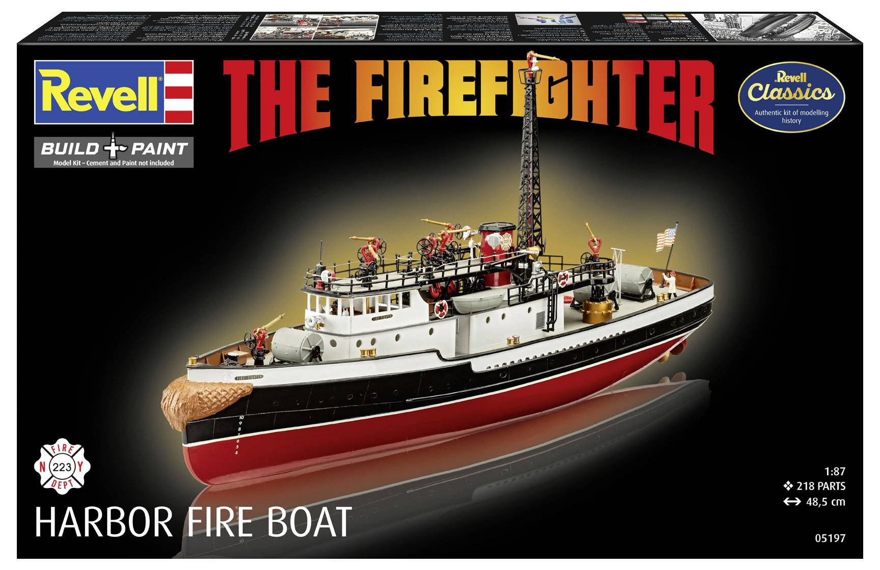Revell 05197 "The Firefighter" Modelskib byggesæt 1:87-9