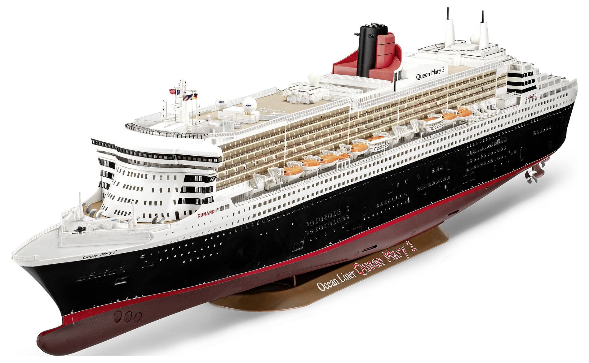 Revell 05223 "Queen Mary 2" Modelskib byggesæt 1:400-1