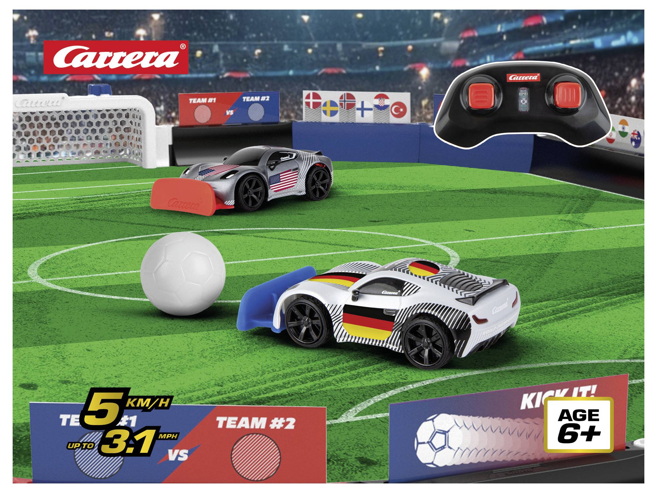 Carrera 370430045 Soccer-sæt - World Championship Startsæt-10