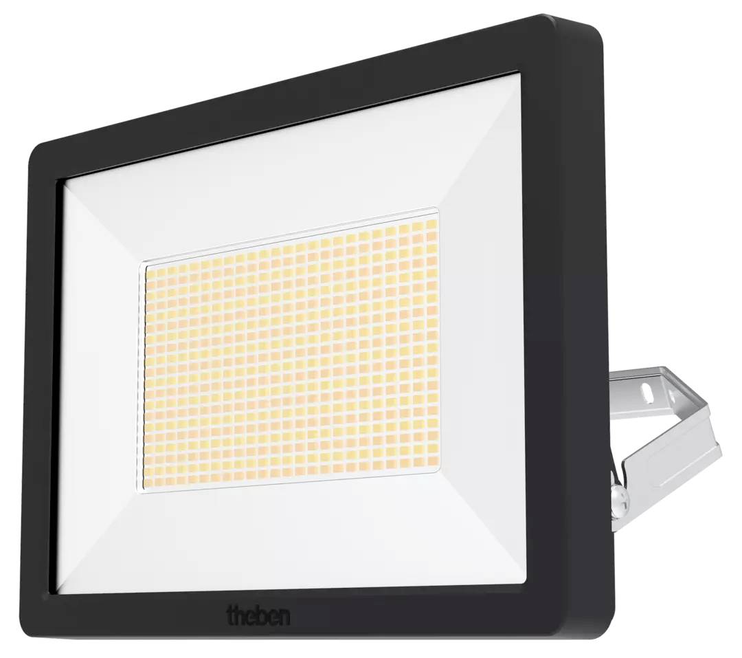 Theben theLeda B100 dual BK 1020679 LED-udendørslyskaster med bevægelsessensor 100 W