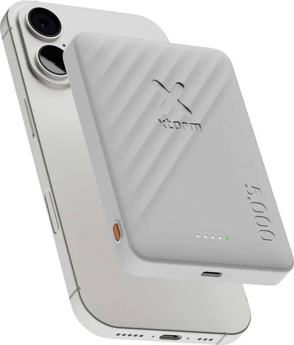 XTORM Go2 Powerbank 5.000 mAh Qi Wireless Charging   Hvid
