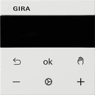 GIRA 539303 S3000 RTR Display System 55 Reinweiß Rumregulator 1 stk