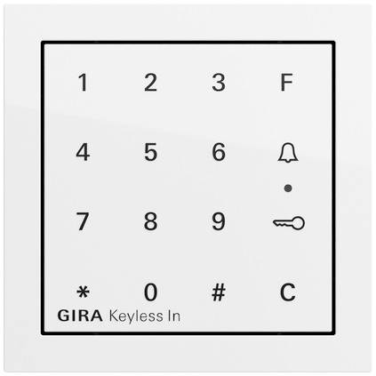 GIRA Kodetastaturmodul Hvid 260570 1 stk