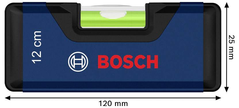 Bosch Professional Kastenwasserwaage 12 cm 1600A03AA3 Vaterpas 120 mm-3
