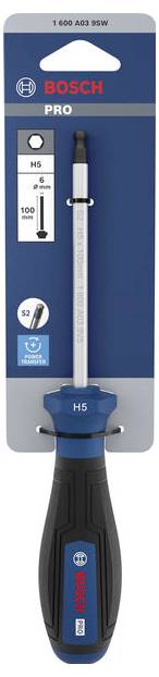 Bosch Professional PRO Schraubendreher H5 x 100 mm Indvendig sekskants-skruetrækker Klinge-længde: 100 mm-1