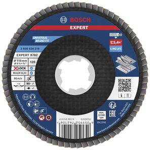 Bosch Accessories 2608626219 Metalskive til slibning Diameter 115 mm Kornstørrelse=120 1 stk