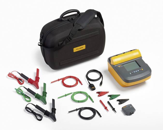 Fluke FLUKE-1555 FC Isolationsmåler 250 V, 500 V, 1000 V, 2500 V, 5000 V, 10000 V 2 TΩ-0