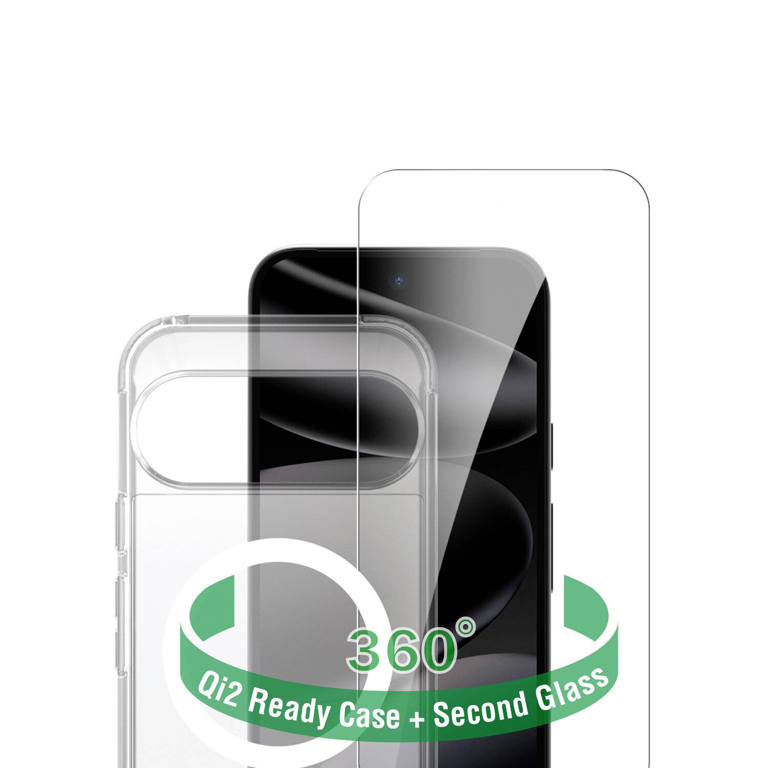 4Smarts 360° Premium Protection Set Cover + beskyttelsesglas sæt Google Pixel 11 Pro, Pixel 11, Pixel 10 Pro, Pixel 10, -0