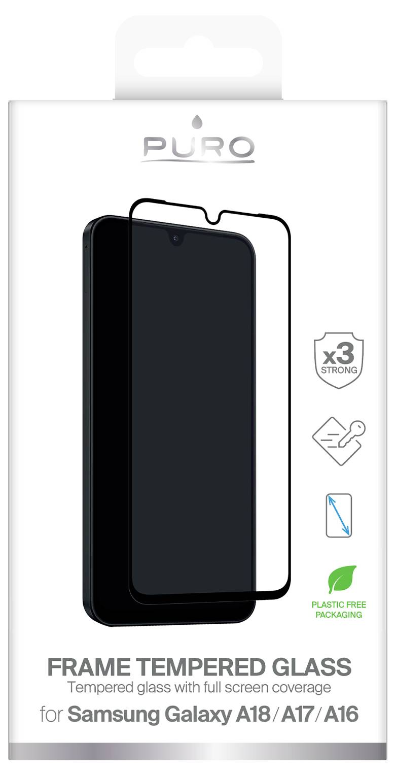 sbs mobile Displaybeskyttelsesglas Samsung Galaxy A18, Galaxy A17, Galaxy A16 1 stk 8018417551901-1
