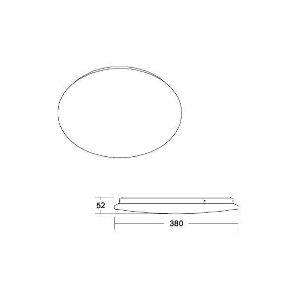 Brumberg 12575073 LED-påbygningslampe LED (RGB) 25 W Hvid-3