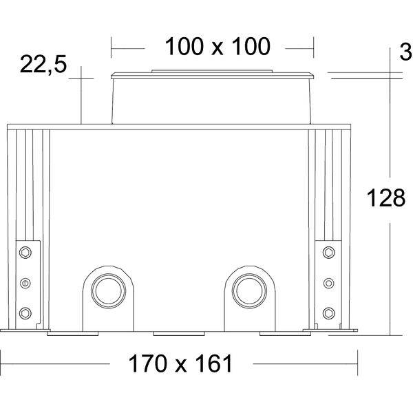 Brumberg 14694083 LED-Boden-Einbauleuchte uden LED (RGB) 4 W Sort-3