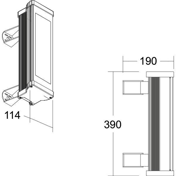 Brumberg 60875642 LED Wallwasher LED (RGB) 21 W Titan-6