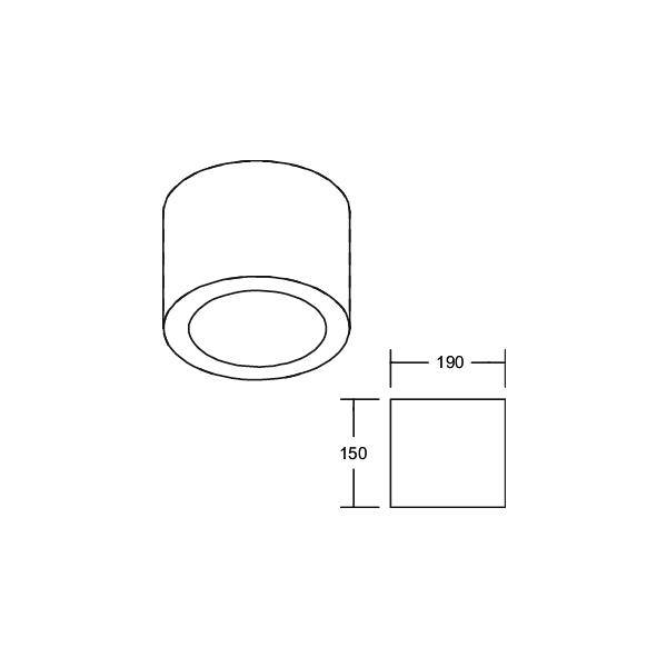 Brumberg 12595184DA LED-påbygningslampe LED (RGB) 31 W Sort-4