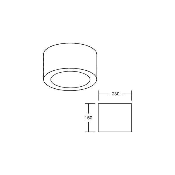 Brumberg 12597183DA LED-påbygningslampe LED (RGB) 48 W Sort-4