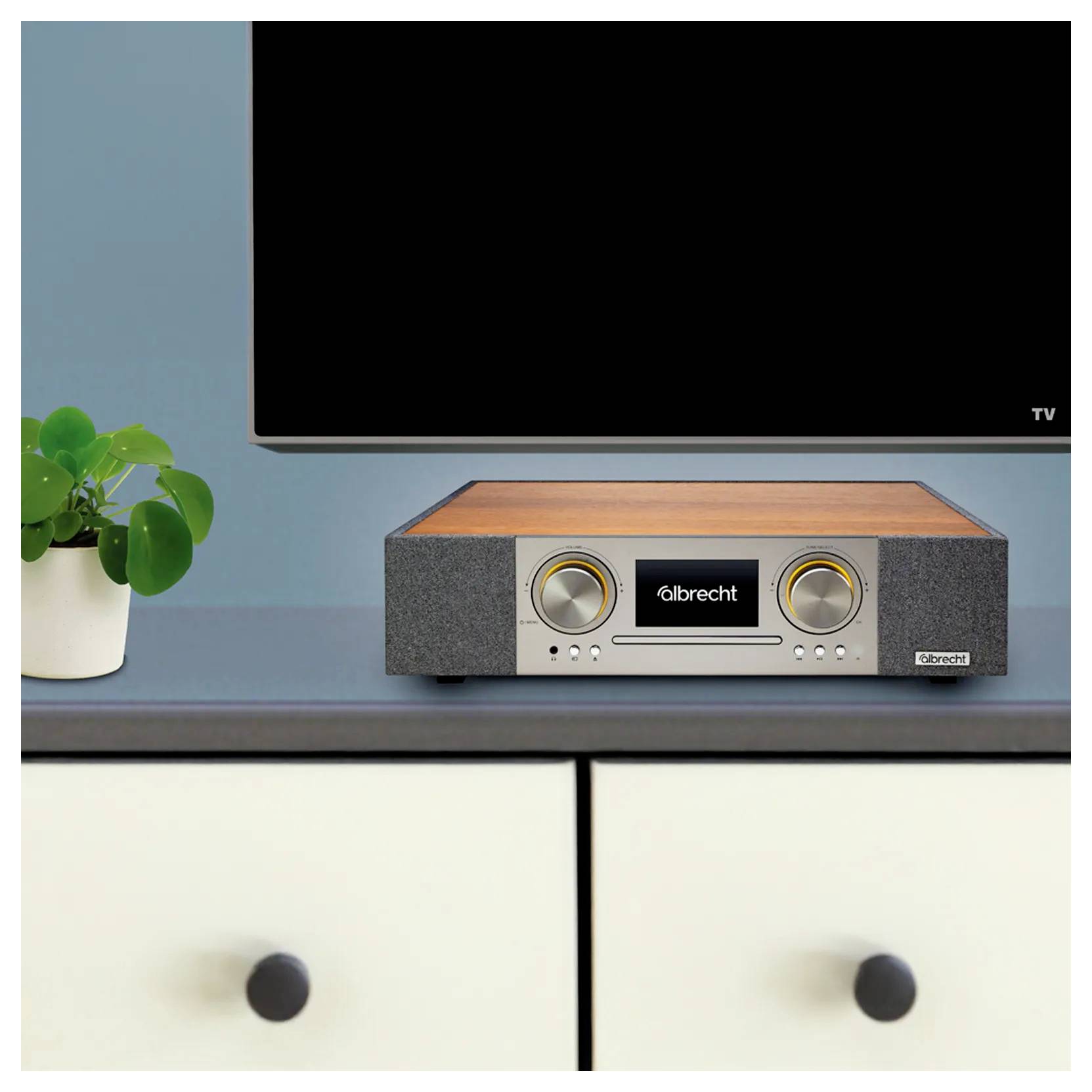 Bordradio Albrecht DR 1000 FM, DAB+ Spotify Valnød-8
