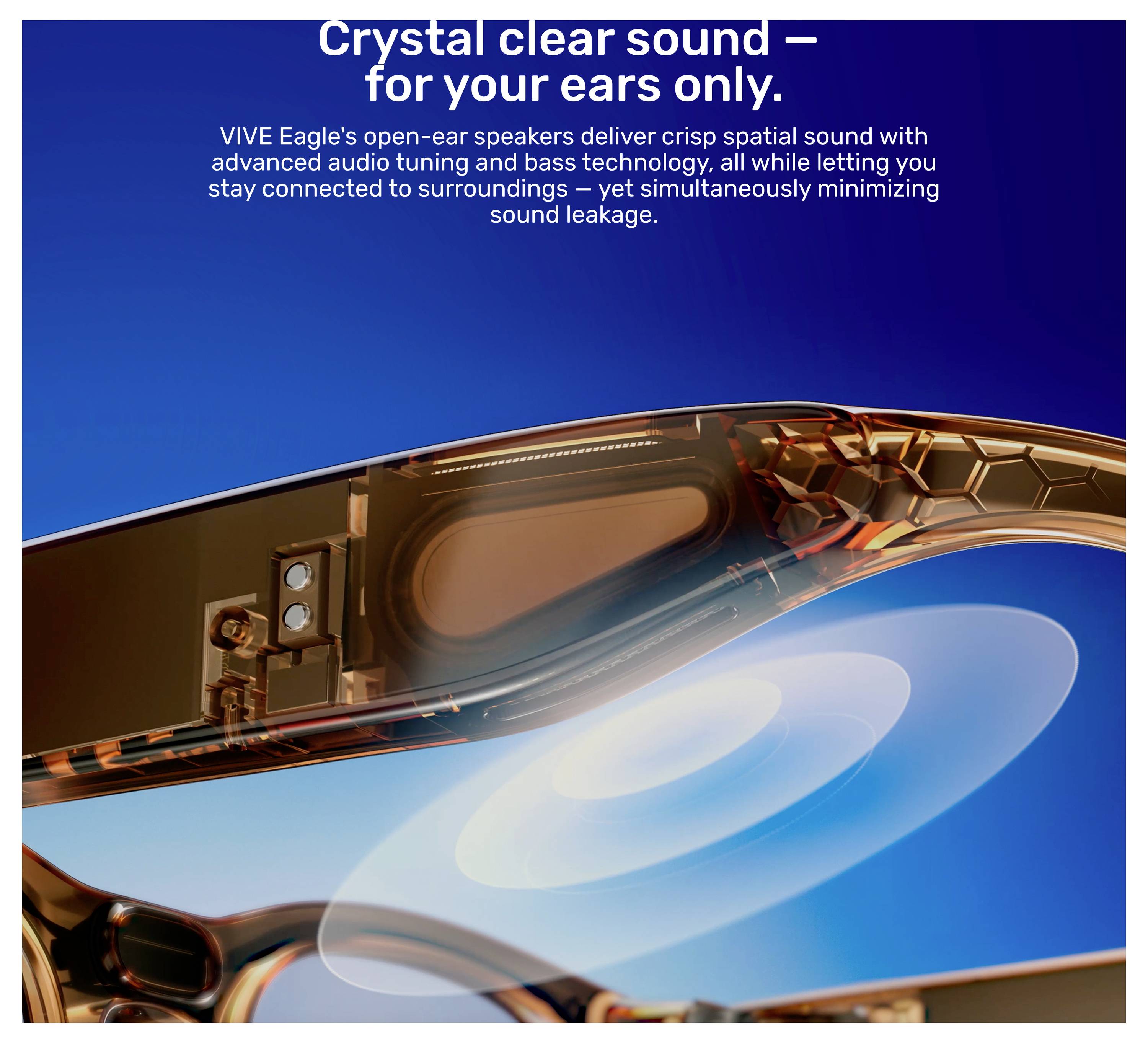 HTC Smart glasses Sort 32 GB med headset , inkl. bevægelsessensorer-11