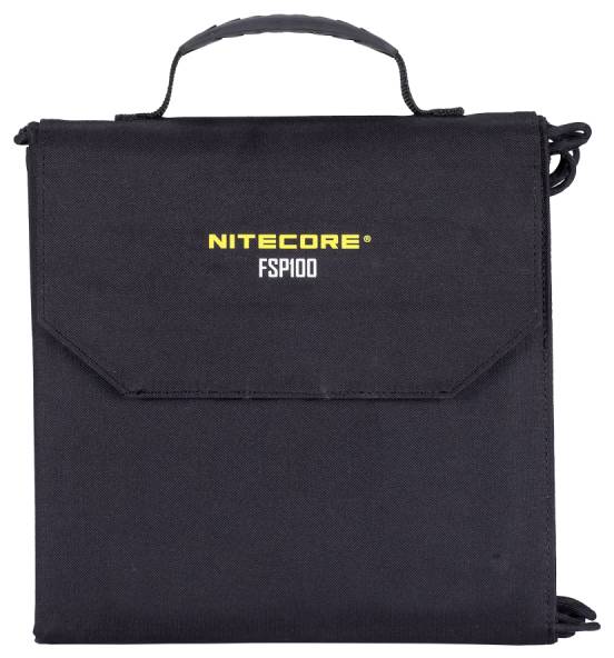 NiteCore Monokrystallint solcellemodul 100 W 18 V-0