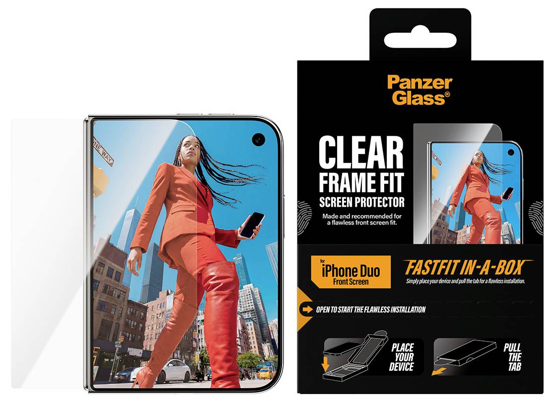 PanzerGlass Clear Displaybeskyttelsesglas Apple IPhone duo 1 stk PG42215-1