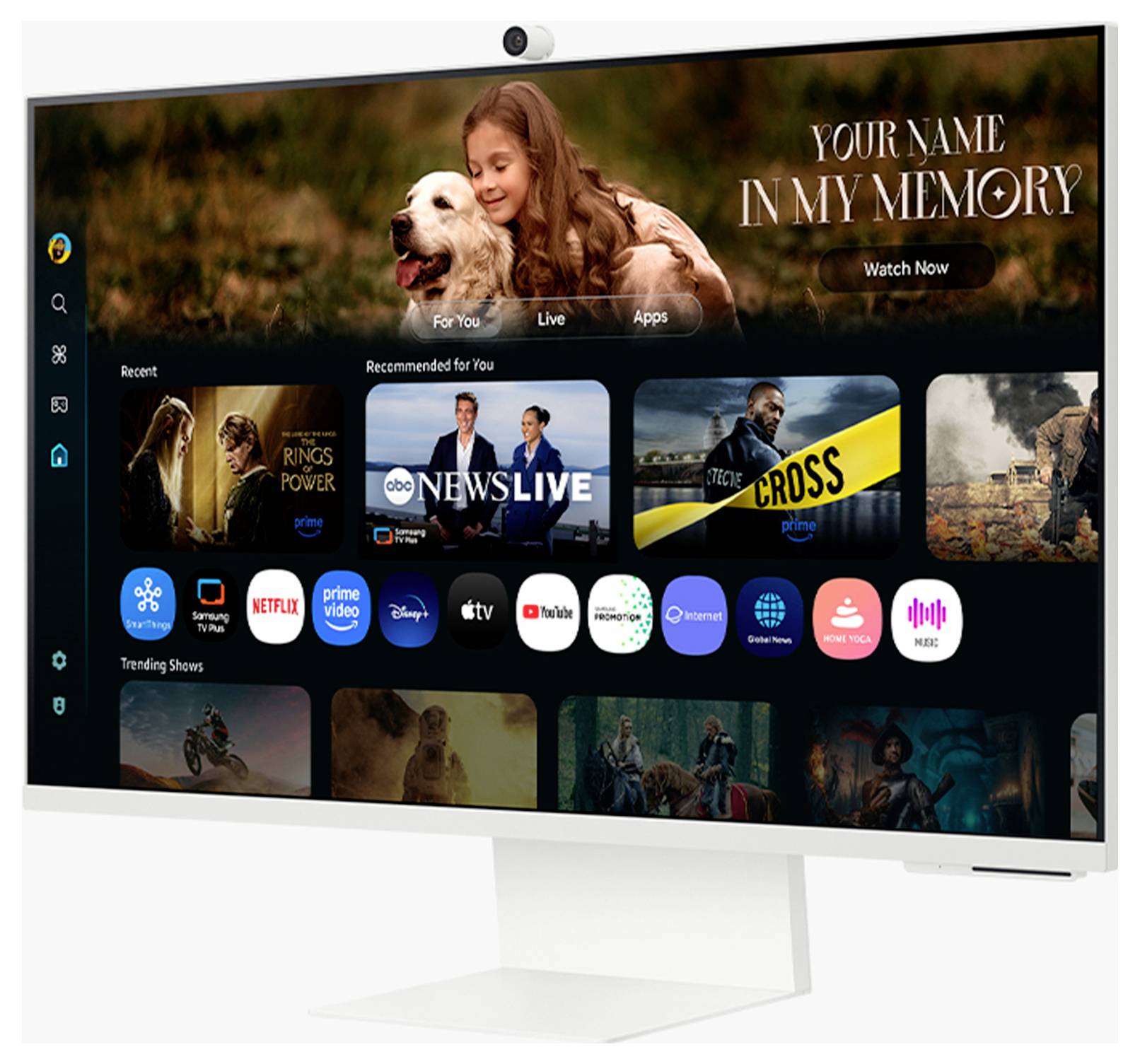 Samsung Smart Monitor M8 Skærm EEK F (A - G) 81.3 cm (32 tommer) 3840 x 2160 Pixel 16:9 4 ms VA LCD-2