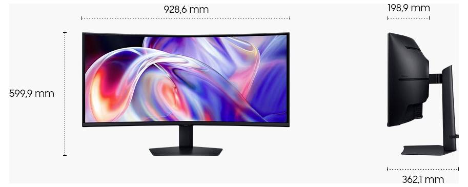 Samsung ViewFinity S85TH Skærm EEK G (A - G) 101.6 cm (40 tommer) 5120 x 2160 Pixel 21:9 4 ms VA LCD-18