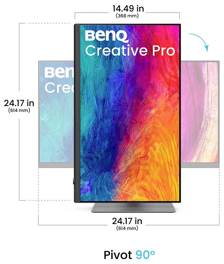 BenQ Creative Pro PD2732U LED-skærm EEK G (A - G) 68.6 cm (27 tommer) 3840 x 2160 Pixel 16:9 5 ms IPS LED-2