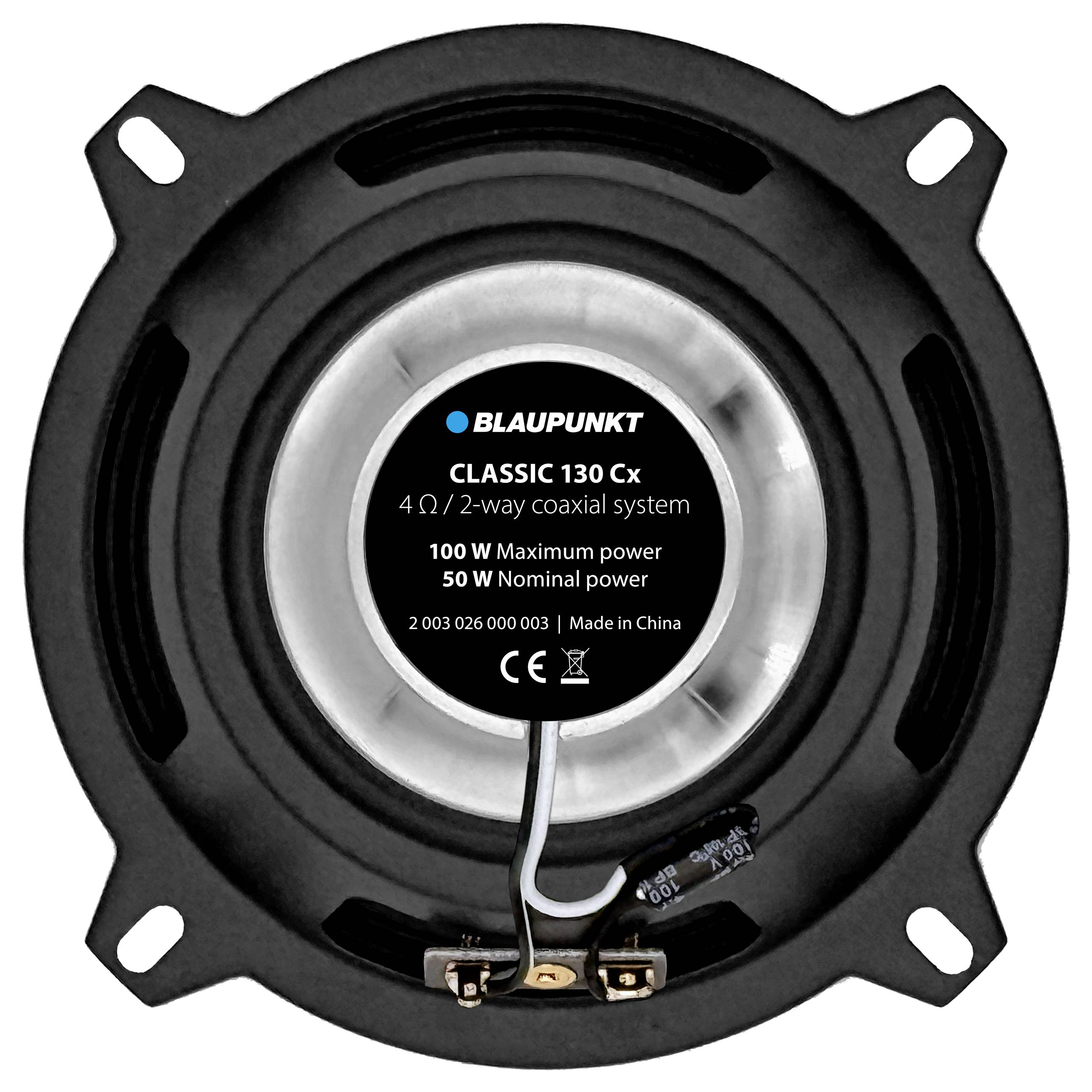 Blaupunkt Classix 130 Cx 2-vejs koaksial-indbygningshøjtaler 100 W Indhold: 2 stk-3