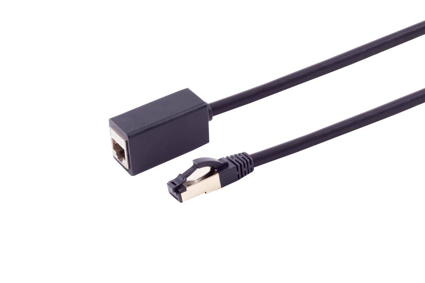 MicroConnect MC-SFTP-CAT8.103EXT-S RJ45 Netværkskabel, patchkabel 3 m Sort 1 stk-0