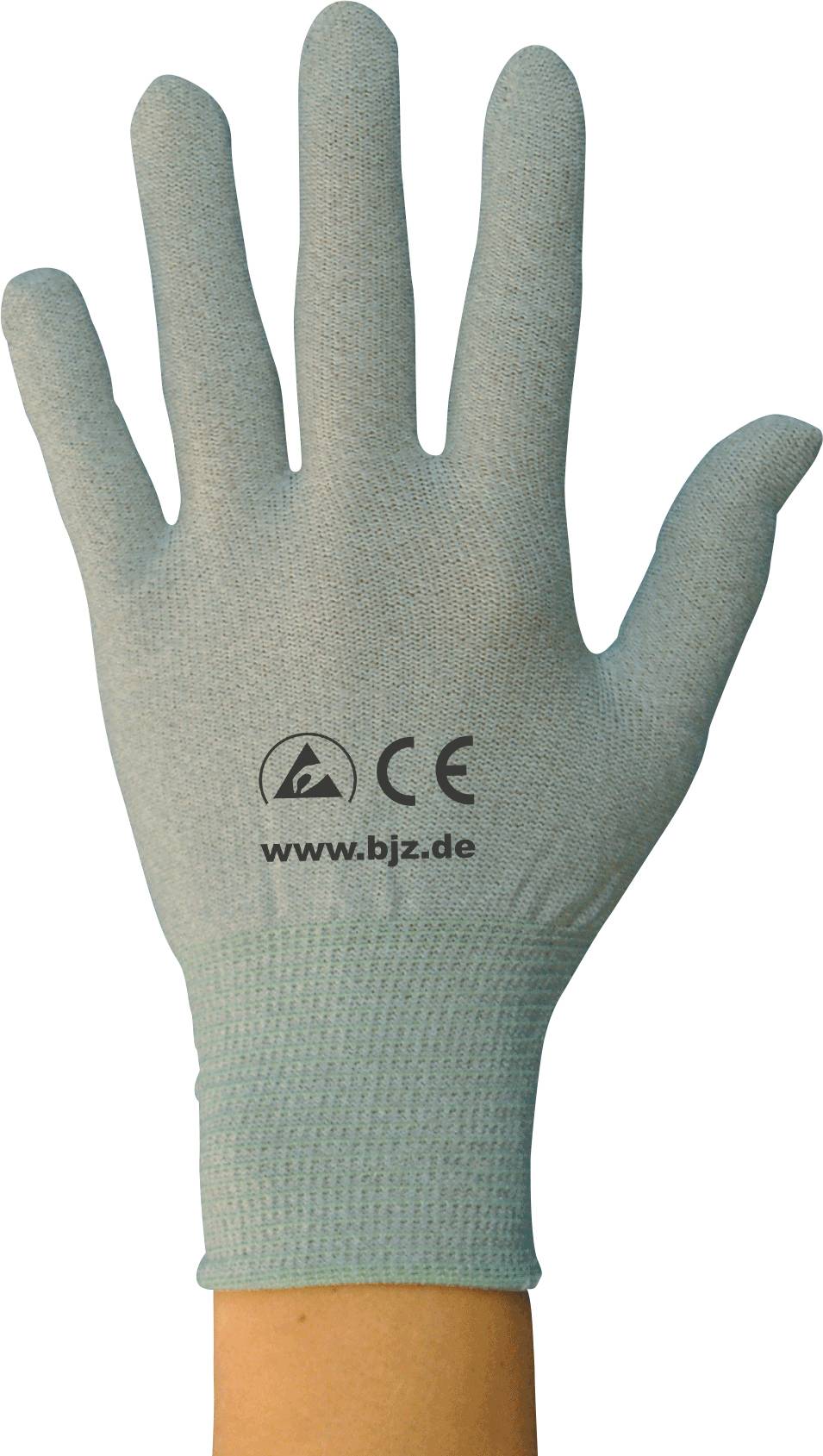 BJZ ESD-handsker / strikhandsker ESD-handske Størrelse: XS Polyamid , Polyester