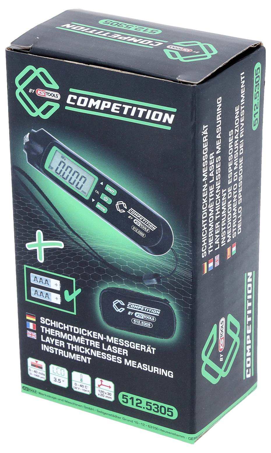 KS Tools COMPETITION Måleapparat til tykkelse 0 - 1000 µm-1