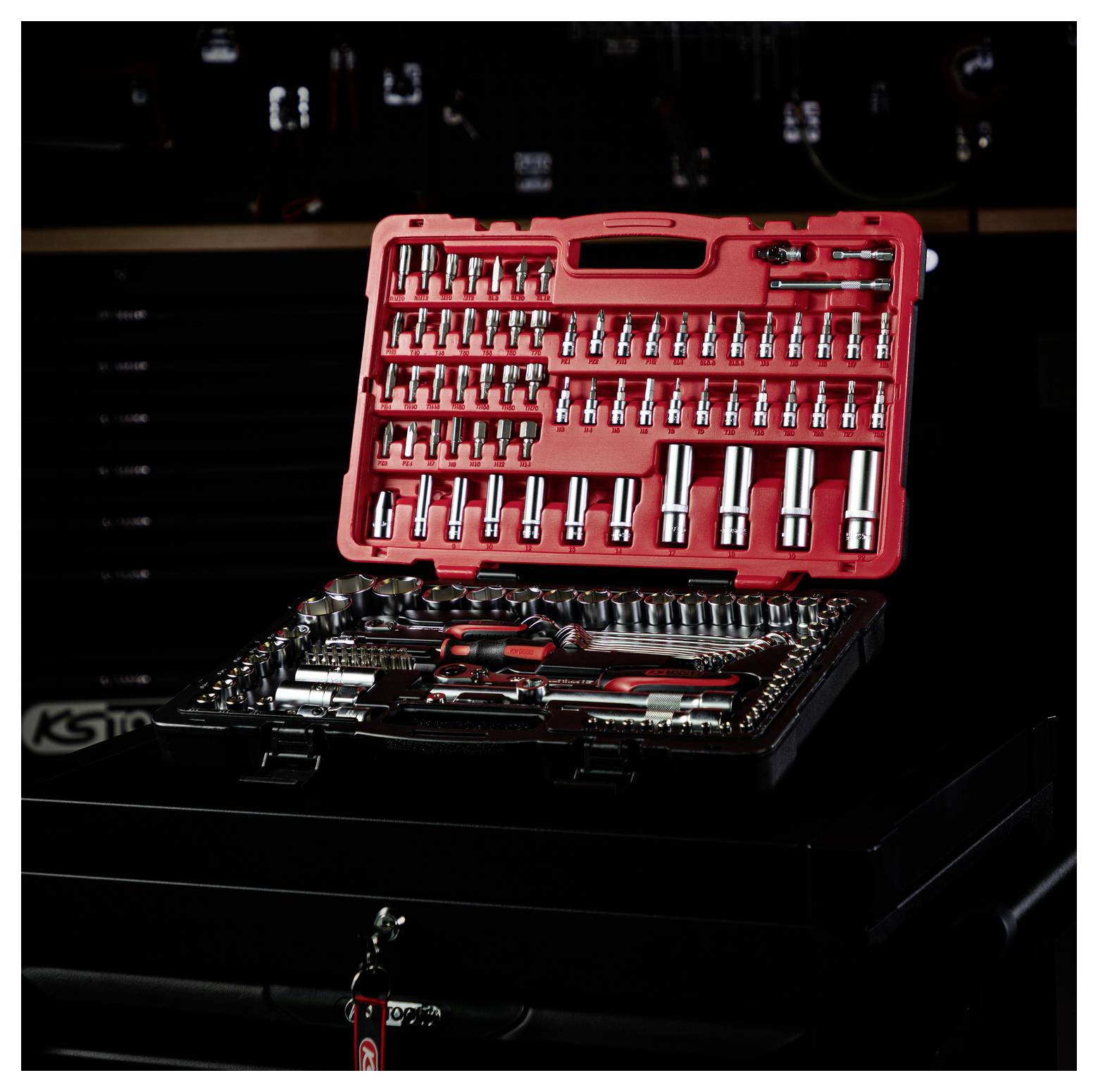 KS Tools ULTIMATE Topnøglesæt 1/2", 1/4" 922.0751-4
