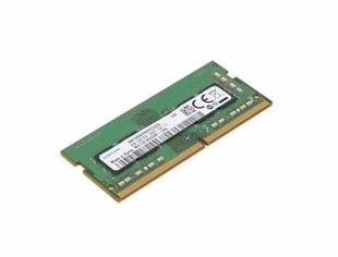 Grøn bærbar computerhukommodelmodul (RAM) vist på hvid baggrund