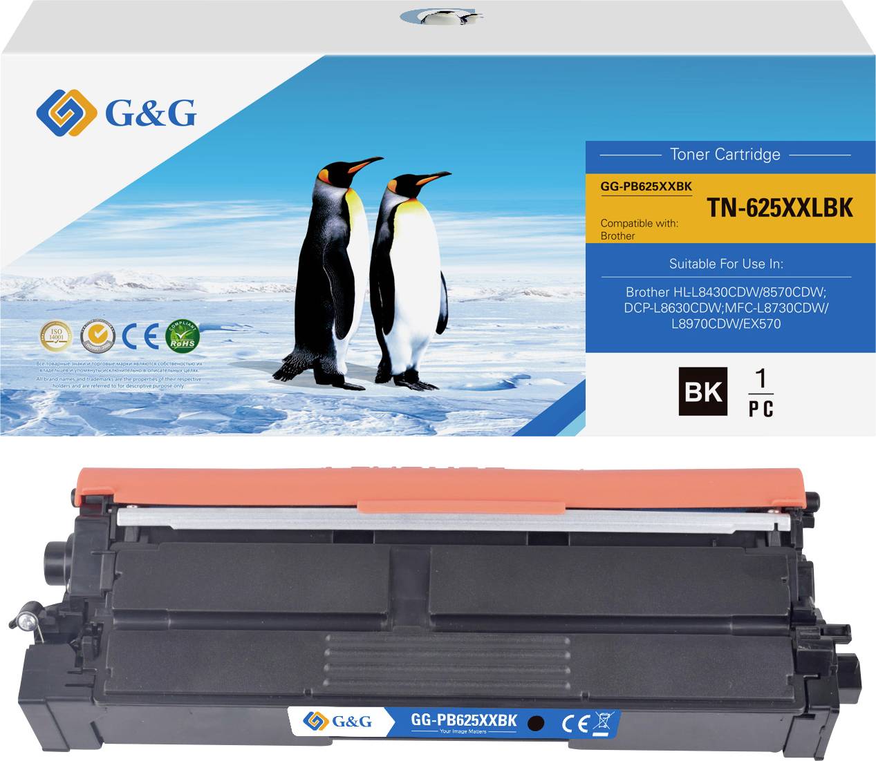 G&G Tonere 7500 Sider GG-PB625XXBK-0