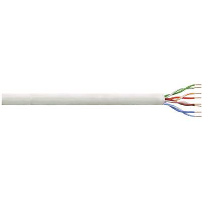 Et adskilt Ethernet-kabelomslag viser otte farvede, twistede adrepar til dataoverførsel.