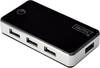 Digitus DA-70222 USB-hub 7 porte USB-A USB 2.0 480 MBit/s Sort, Sølv DA-70222
