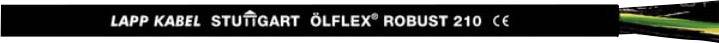 Sort kabel med hvid tekst: 'Lapp Kabel Stuttgart Ölflex Robus 210 CE'.