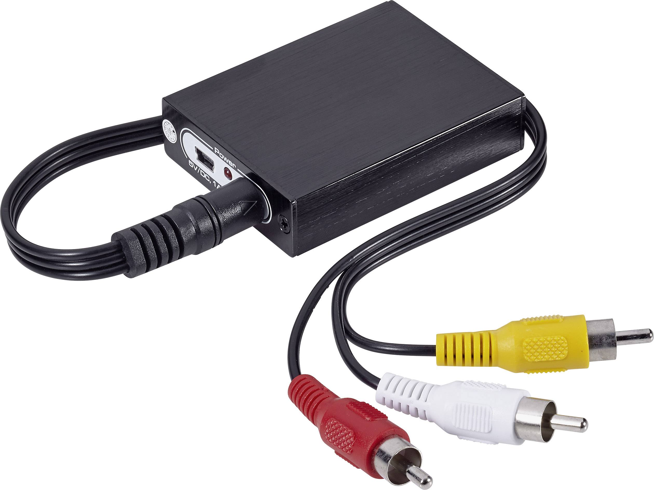 AV Konverter [HDMI (phono)] 704 x 576 Pixel SpeaKa Professional | Conradelektronik.dk