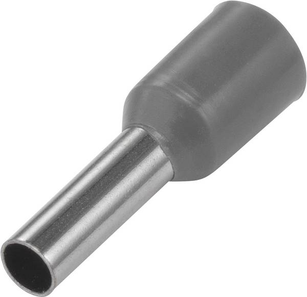 TRU COMPONENTS 1572426 Kabelsko 4 mm² Delvist isoleret Grå 100 stk
