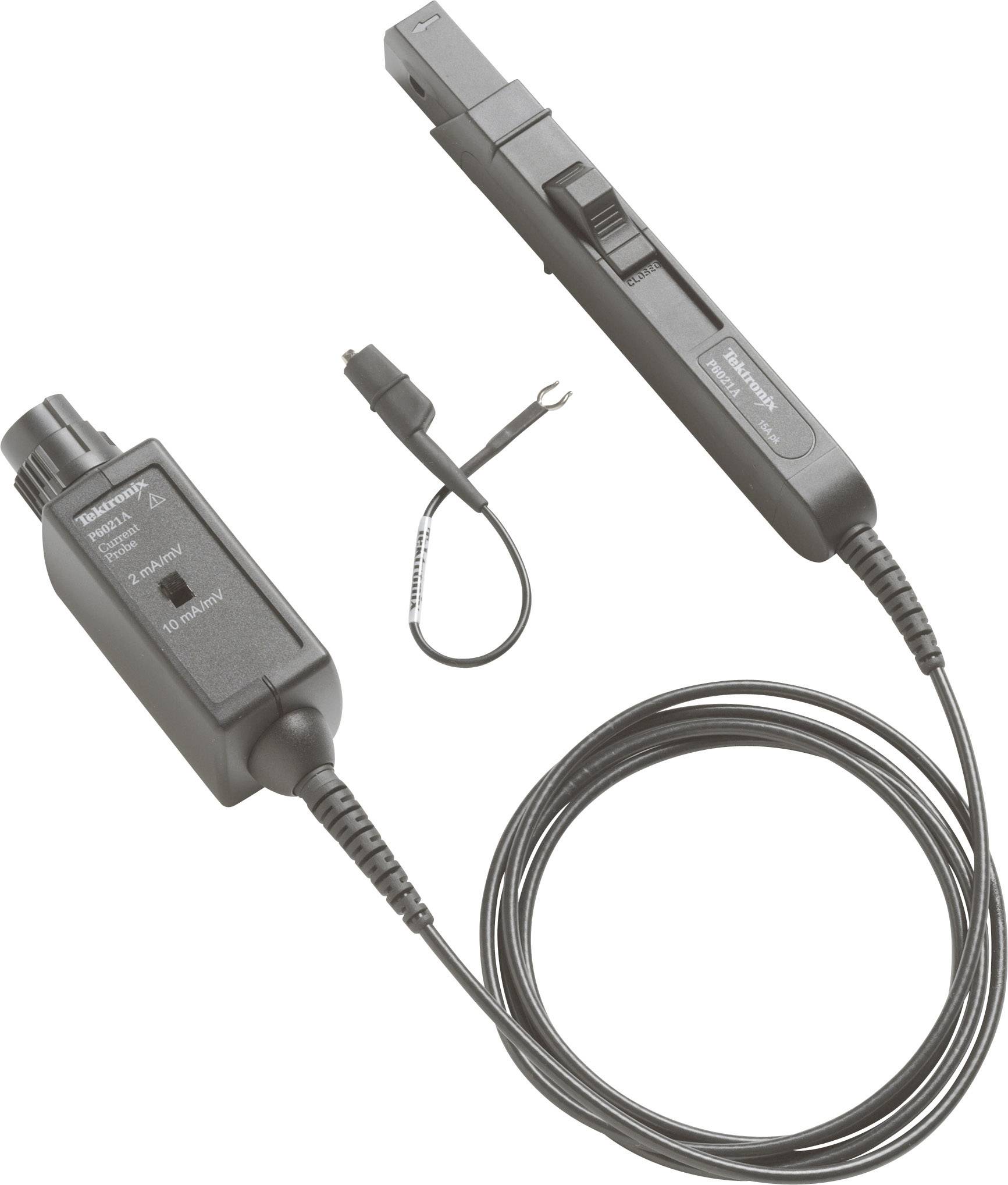 Et strømtangmåleinstrument med kabel og klemmer, som bruges til måling af elektriske strømme uden at skulle åbne elektriske kredsløb.