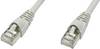 Telegärtner 100008382 RJ45 Netværkskabel, patchkabel CAT 5e F/UTP 2.00 m Grå Flammehæmmende, med låsebeskyttelse 1 stk
