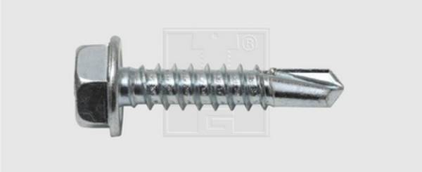 SWG 2114811910  Borskrue 4.8 mm 19 mm Udvendig sekskant DIN 7504-K   Stål verzinkt 200 stk