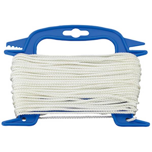 dörner + helmer 190300 Polyamidreb Flettet (Ø x L) 2.5 mm x 30 m Hvid