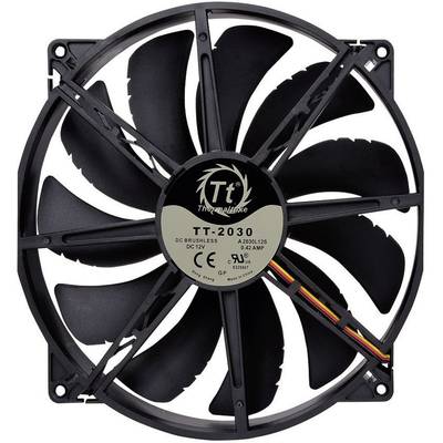 Thermaltake Pure 20 PC-kabinet-blæser Sort (B x H x T) 200 x 200 x 30 mm