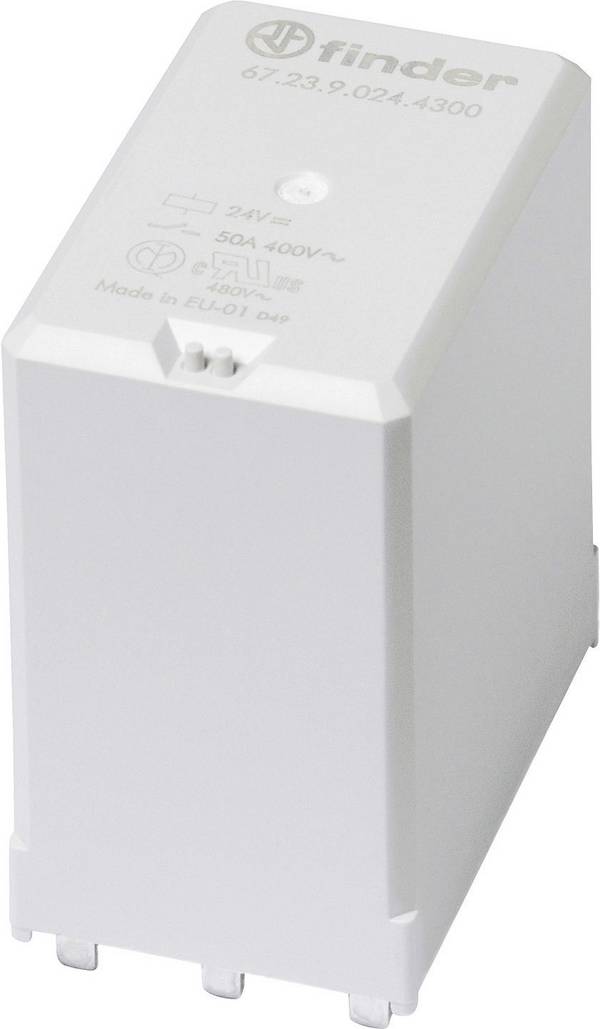 Finder 67.23.9.012.4500 Printrelæ 12 V/DC 50 A 3 x afbryder 1 stk