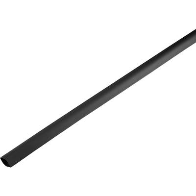 TRU COMPONENTS 1225519 Krympeslange uden lim Sort 16.70 mm 8 mm Krympningshastighed:2:1 Metervare